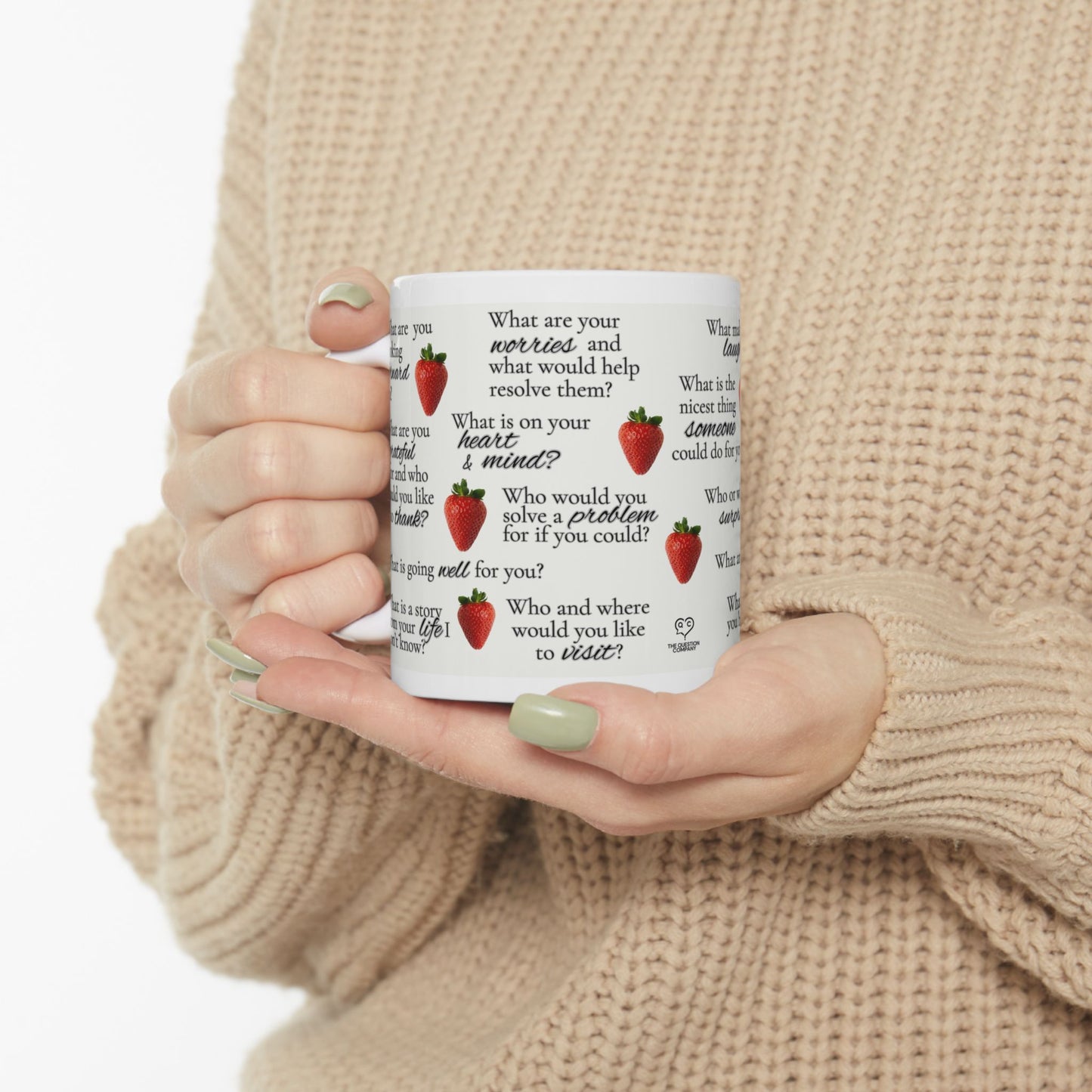 I LOVE YOU BERRY MUCH Get Close Stay Close Conversation Mug (11oz, 15oz)