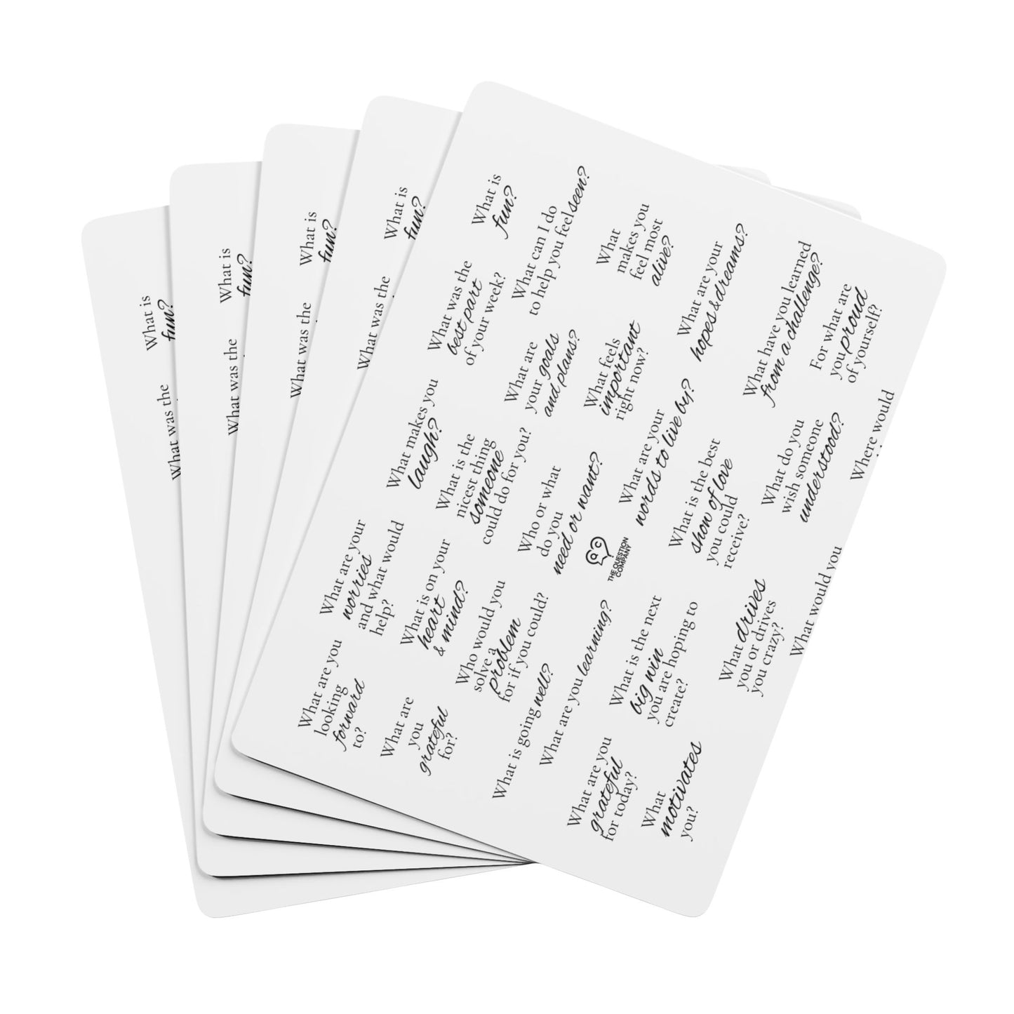 Poker Playing Cards — Classic Ace of Spades Deck with Quote-Back Design