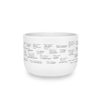 White Ceramic Latte Mug, 25oz