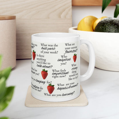 I LOVE YOU BERRY MUCH Get Close Stay Close Conversation Mug (11oz, 15oz)