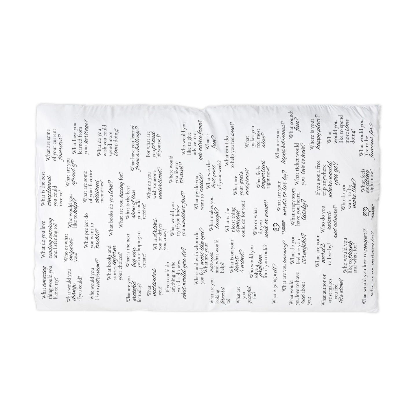 Pillowcase — Questions to Strengthen Relationships-Microfiber Pillowcase