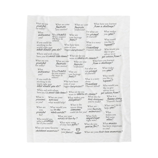 Legacy Lap Quilt— 35+ Prompts to capture stories and create meaningful conversation